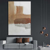 Desert Tones stretched canvas displayed in a room - part of our high quality canvas abstract wall art collection
