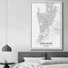 Adelaide City stretched canvas displayed in a room is a high quality print in our city skyline, travel prints and maps collection