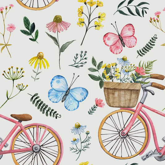 Bicycle Bouquet Wallpaper