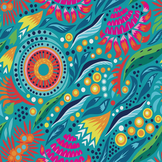Boho Banksia Wallpaper