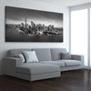 New York View stretched canvas displayed from an angle in a room is a high quality print in our city skyline, travel prints and maps collection