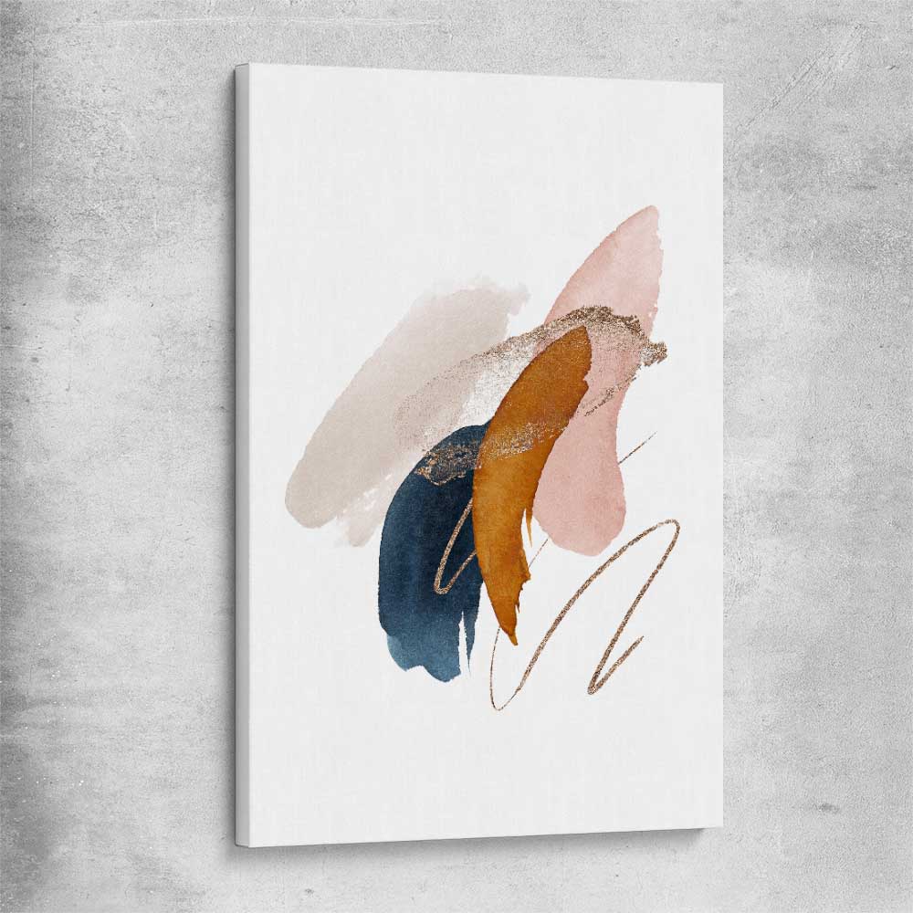 Abstract Strokes Two stretched canvas - part of our high quality canvas abstract wall art collection