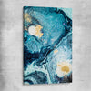 Aqua Path stretched canvas - part of our high quality canvas abstract wall art collection