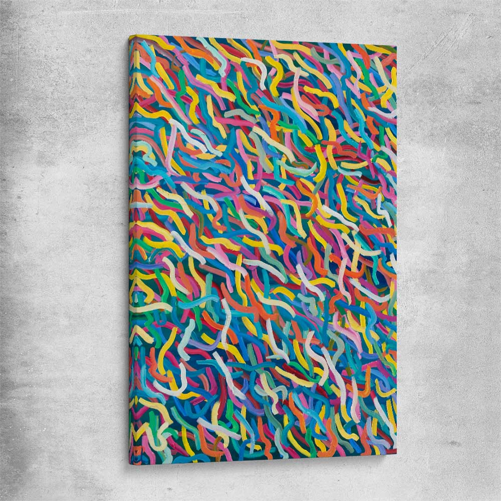Auras Reflect You stretched canvas - part of our high quality canvas abstract wall art collection