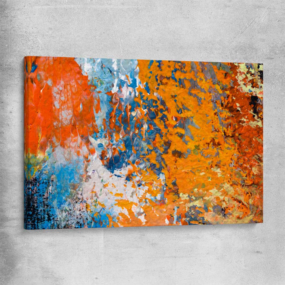 Autumn Colours stretched canvas - part of our high quality canvas abstract wall art collection