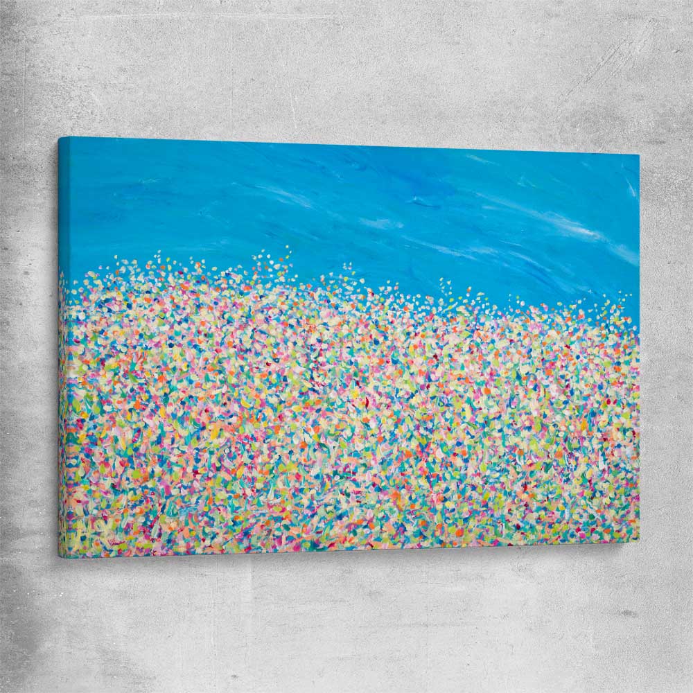 Banks of Atlantics stretched canvas - part of our high quality canvas abstract wall art collection