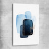 Blue Ivory One stretched canvas - part of our high quality canvas abstract wall art collection