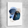 Blue Ivory Two stretched canvas - part of our high quality canvas abstract wall art collection