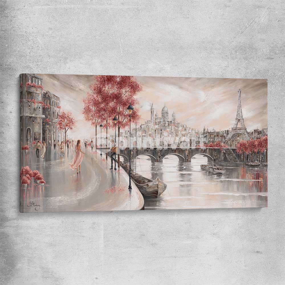 Breathless Melody stretched canvas - part of our high quality canvas abstract wall art collection