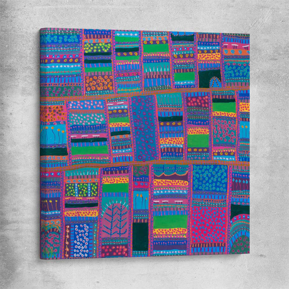 Cheerfulness stretched canvas - part of our high quality canvas abstract wall art collection