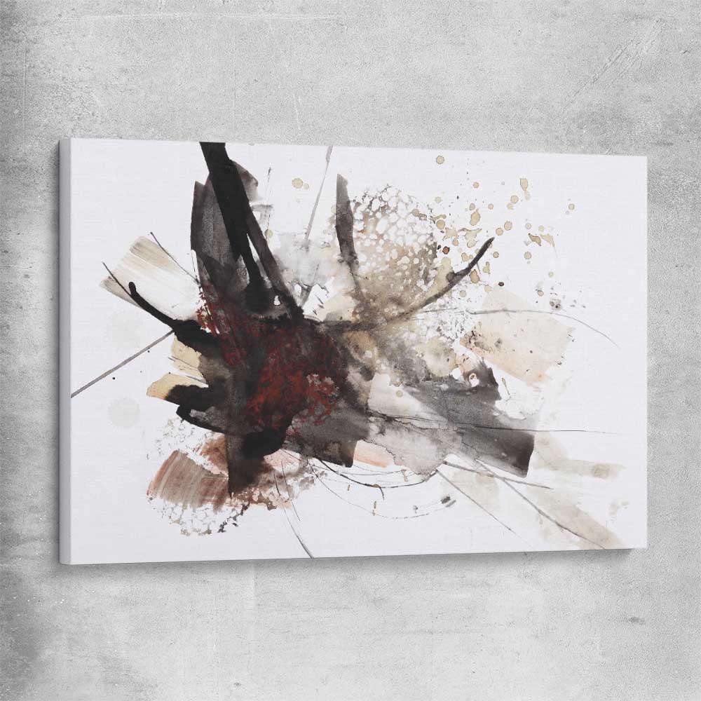 Energy Burst stretched canvas - part of our high quality canvas abstract wall art collection