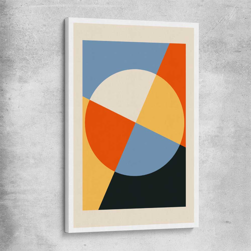 Geometry Burst Three stretched canvas - part of our high quality canvas abstract wall art collection