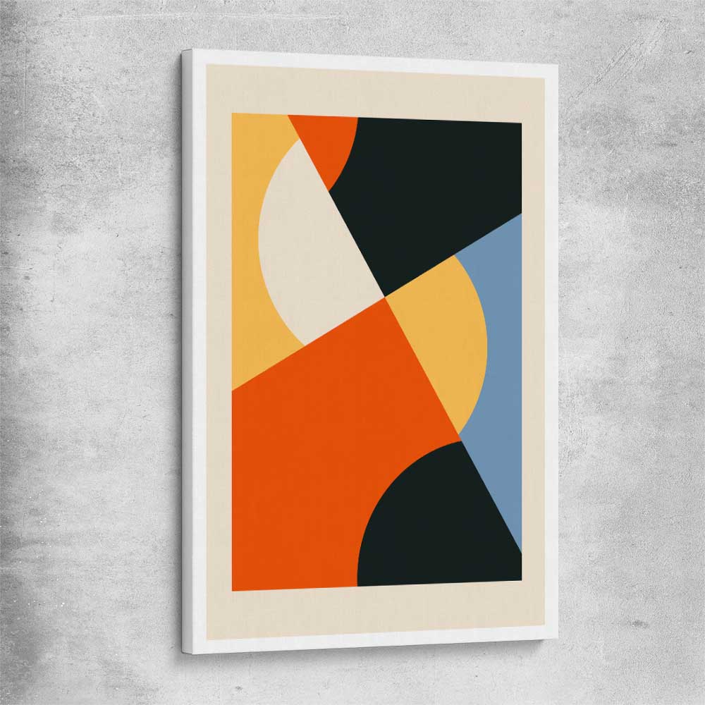 Geometry Burst Two stretched canvas - part of our high quality canvas abstract wall art collection