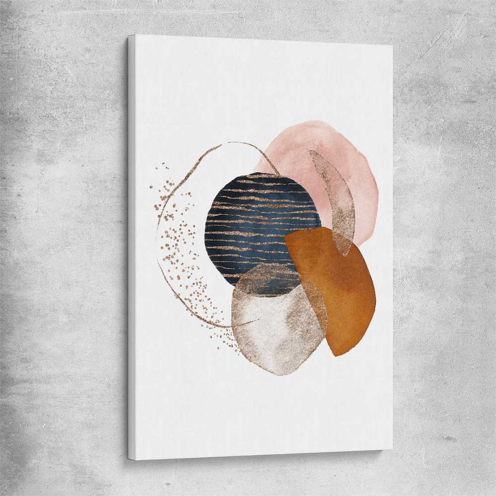 Gold Glitter stretched canvas - part of our high quality canvas abstract wall art collection