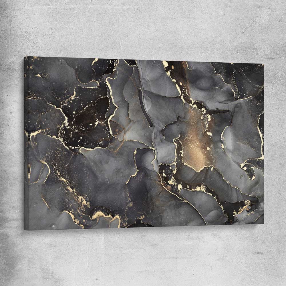 Grey Vapours stretched canvas - part of our high quality canvas abstract wall art collection