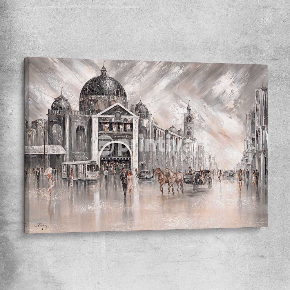 Iconic, Vintage Flinders stretched canvas - part of our high quality canvas abstract wall art collection