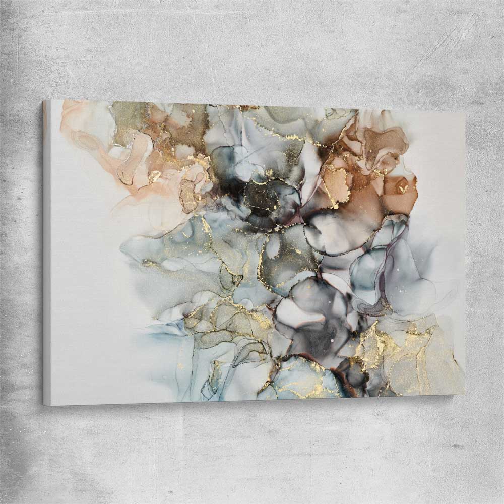 Luxury Waves stretched canvas - part of our high quality canvas abstract wall art collection