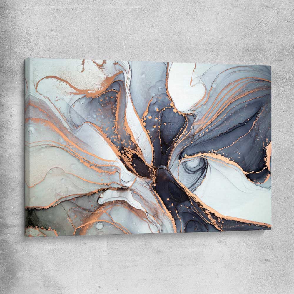 Ocean Depths stretched canvas - part of our high quality canvas abstract wall art collection