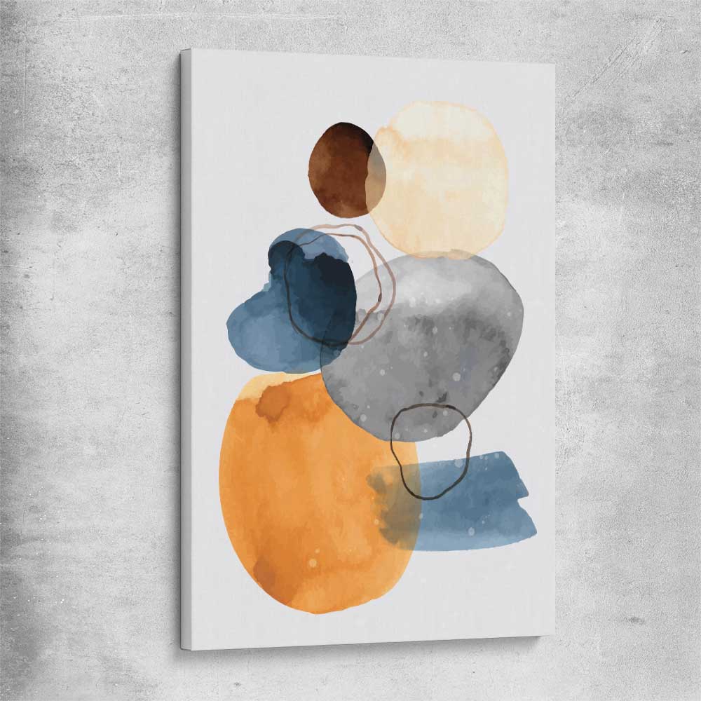 Ocean Tones Two stretched canvas - part of our high quality canvas abstract wall art collection