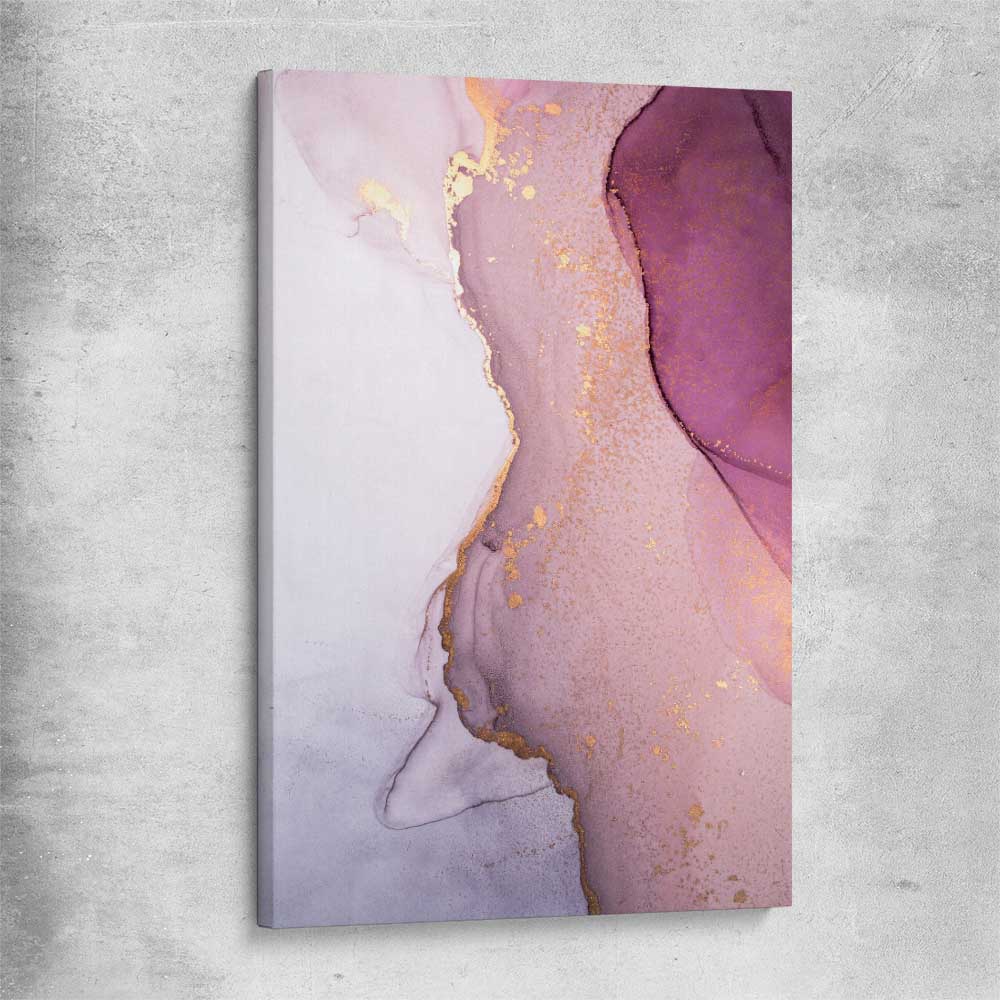 Pink Tones stretched canvas - part of our high quality canvas abstract wall art collection