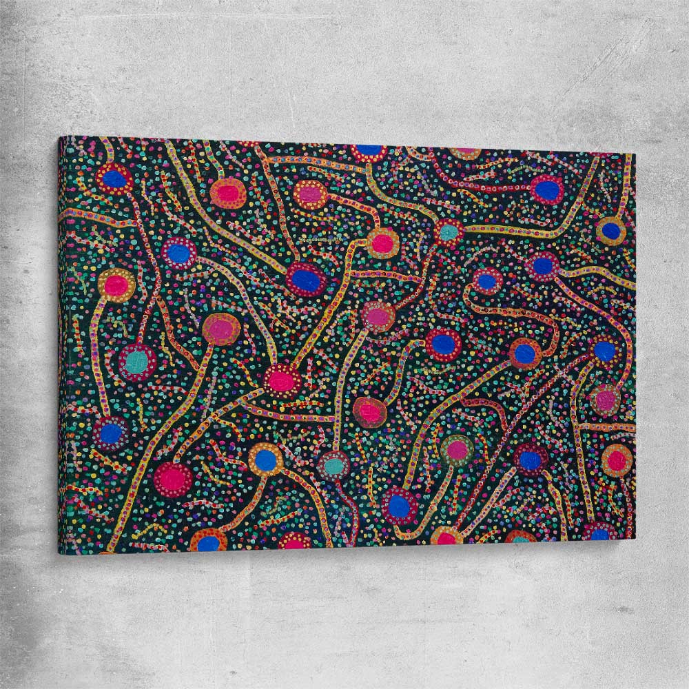Rebirth's Energy stretched canvas - part of our high quality canvas abstract wall art collection