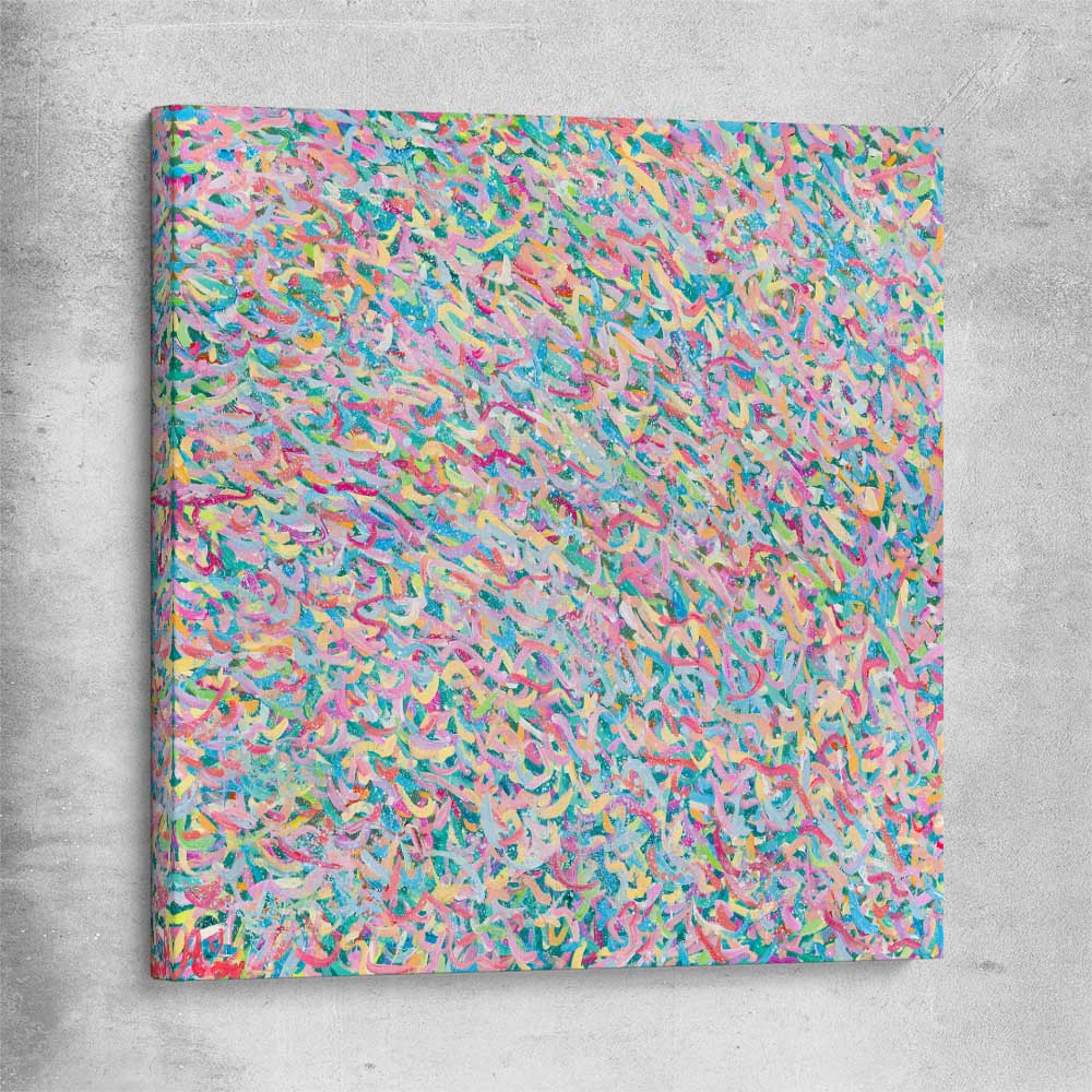 Shine of Fun stretched canvas - part of our high quality canvas abstract wall art collection