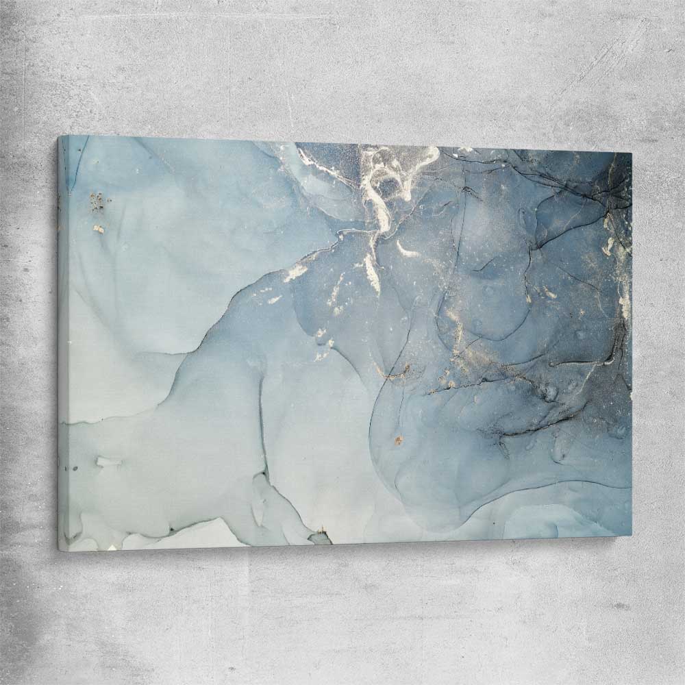 Silver Daze stretched canvas - part of our high quality canvas abstract wall art collection