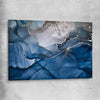 Silver Flow stretched canvas - part of our high quality canvas abstract wall art collection