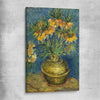 Classic wall art and canvas print of Imperial Fritillaries Van Gogh on a stretched canvas