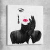 Watercolour Portrait stretched canvas - part of our high quality fashion canvas wall art and prints collection