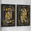 Inspirational wall art print of King of Spades Pair on a stretched canvas