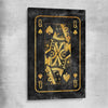 Queen of Spades stretched canvas - part of our high quality fashion canvas wall art and prints collection