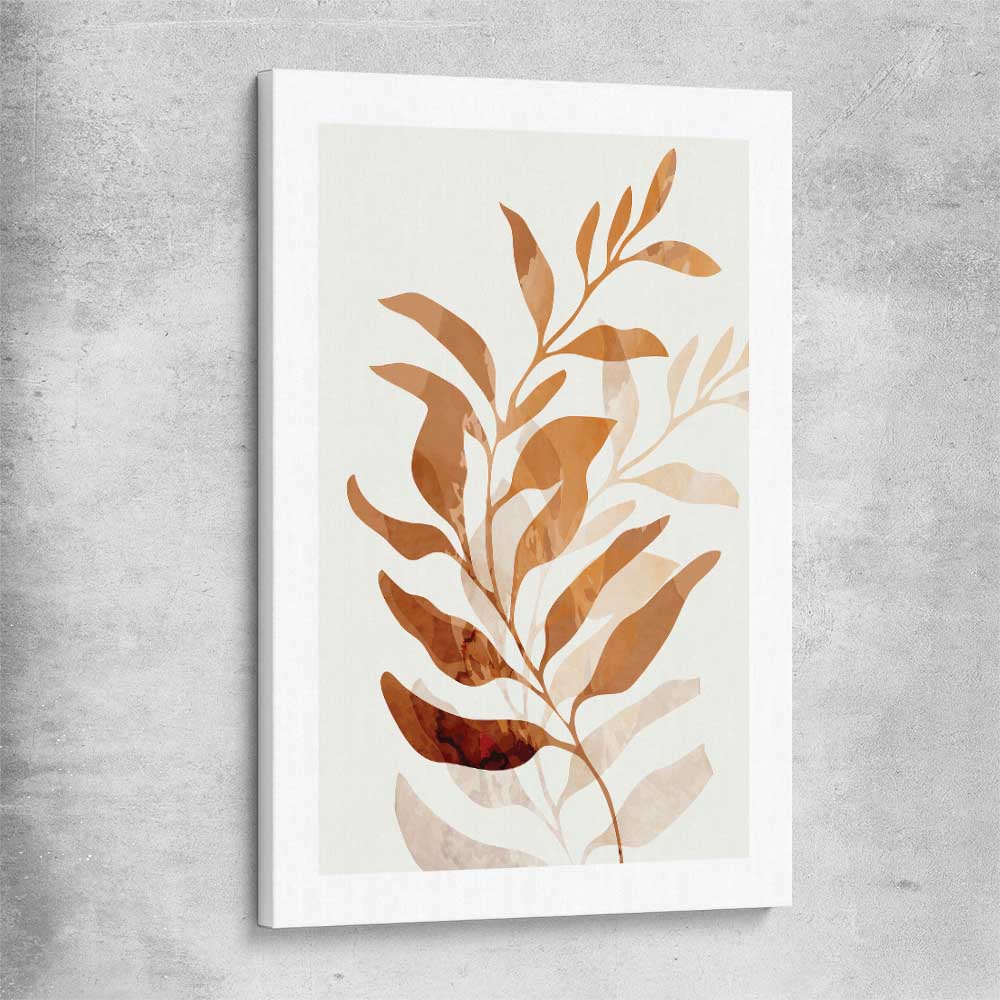 Floral print of Floral Texture Four on a stretched canvas