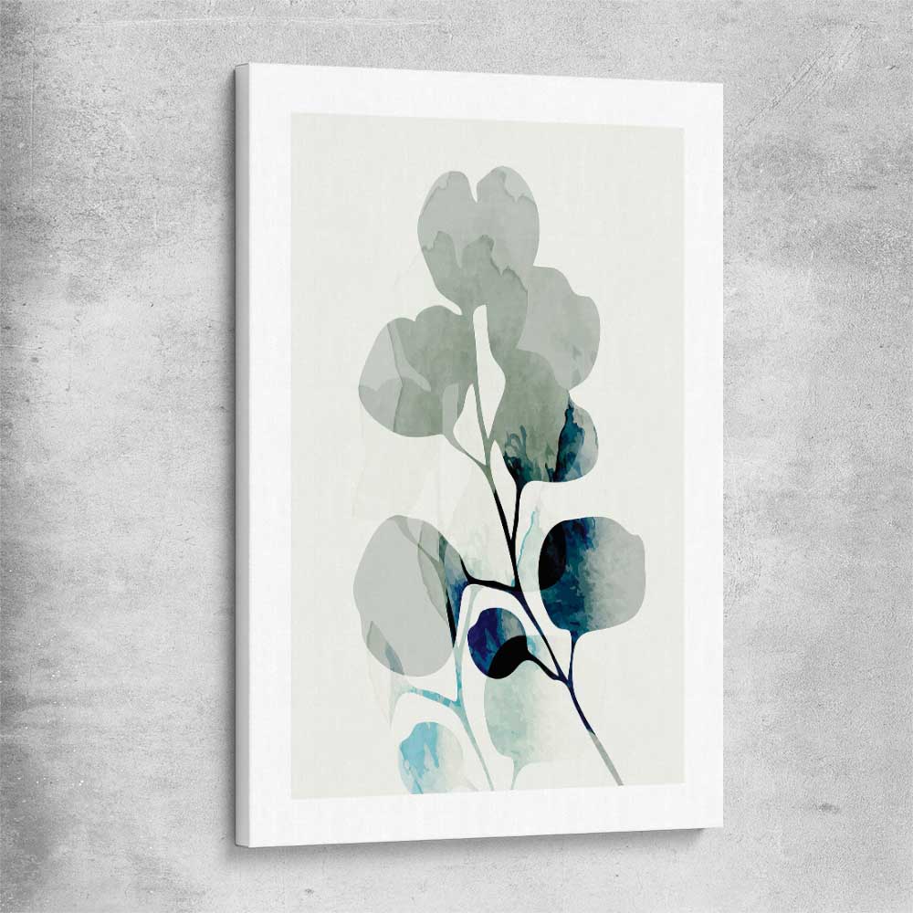 Floral print of Floral Texture One on a stretched canvas