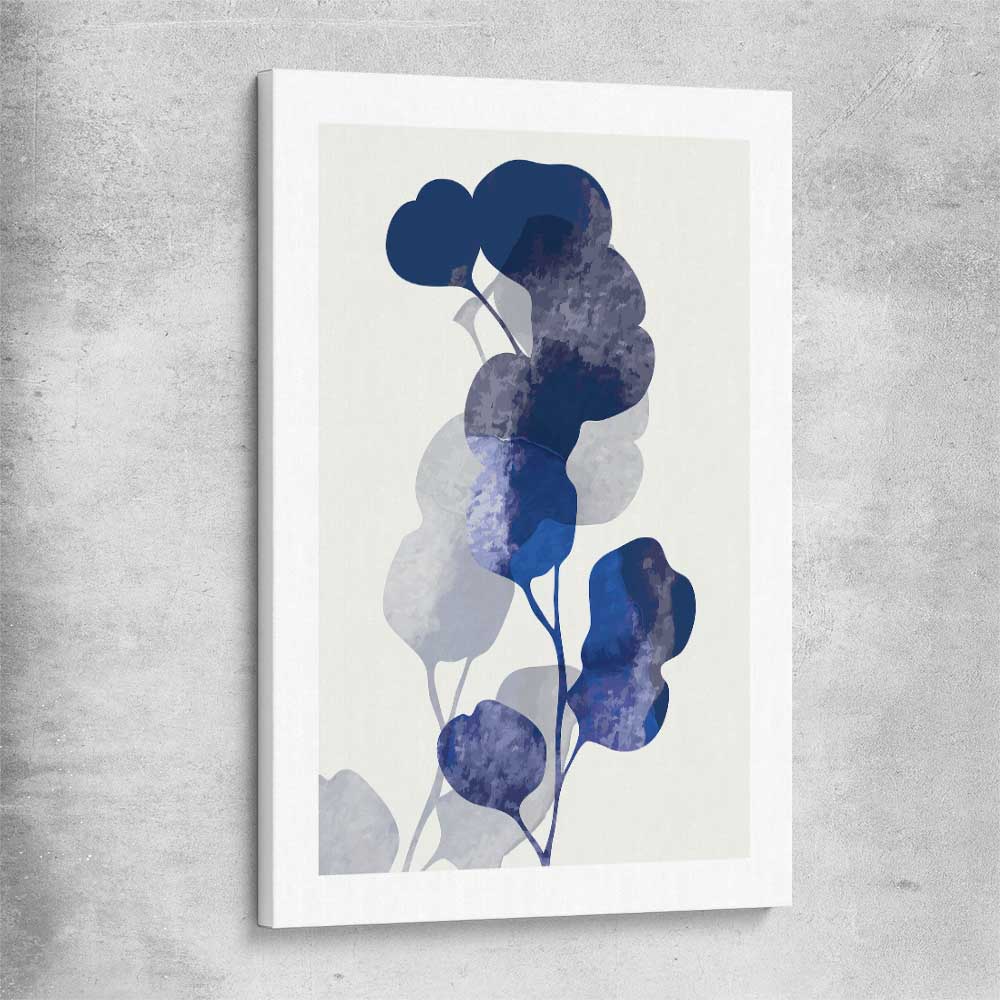 Floral print of Floral Texture Three on a stretched canvas