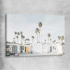 Floral print of Palm Springs on a stretched canvas