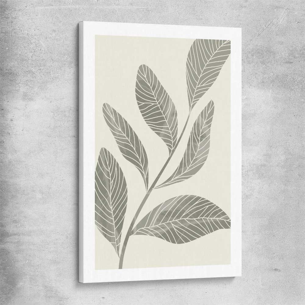 Floral print of Vintage Floral Three on a stretched canvas