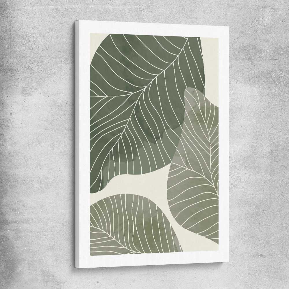 Floral print of Vintage Floral Two on a stretched canvas