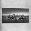 New York View stretched canvas is a high quality print in our city skyline, travel prints and maps collection
