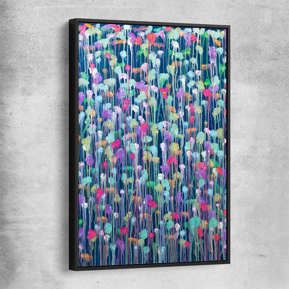 Another Dimension black framed canvas - part of our high quality canvas abstract wall art collection