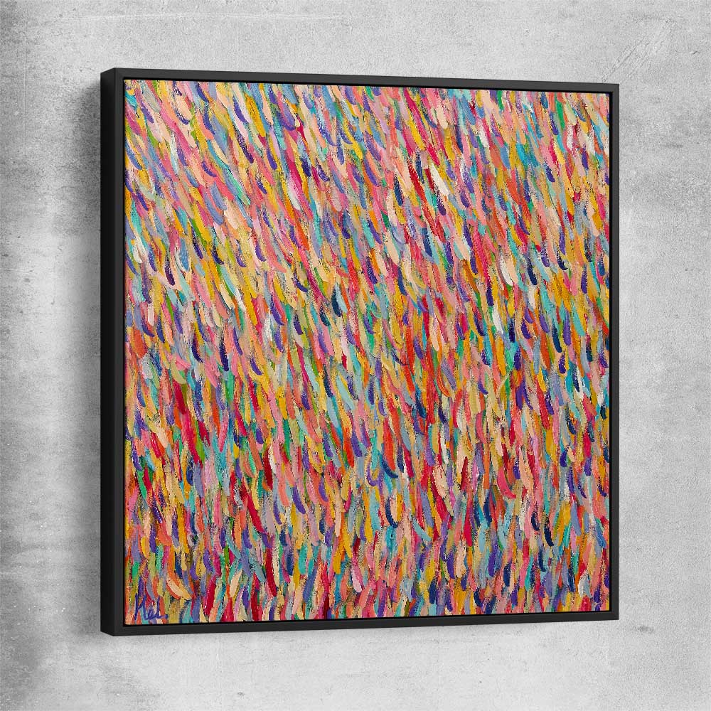 Colour Envy black framed canvas - part of our high quality canvas abstract wall art collection