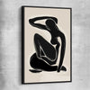 Matisse Shadow Two black framed canvas - part of our high quality canvas abstract wall art collection