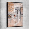 Paris Flair black framed canvas - part of our high quality canvas abstract wall art collection