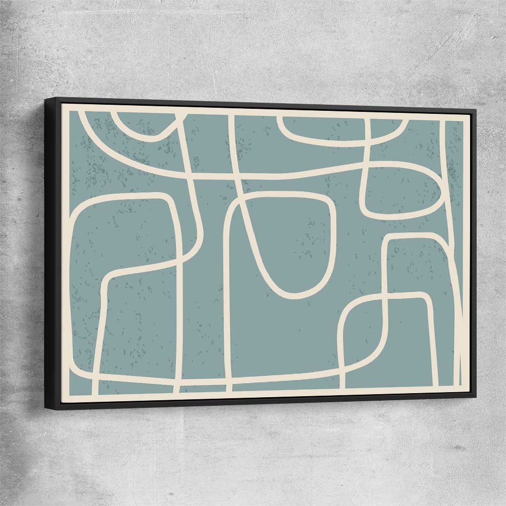 Path of Life black framed canvas - part of our high quality canvas abstract wall art collection