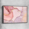 Pink Marble black framed canvas - part of our high quality canvas abstract wall art collection