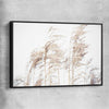 Floral print of Blowing Pampas with black framed canvas