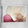 Maroon Depth white framed canvas - part of our high quality canvas abstract wall art collection