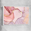 Pink Marble white framed canvas - part of our high quality canvas abstract wall art collection