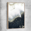 Golden Grey raw oak framed canvas - part of our high quality canvas abstract wall art collection