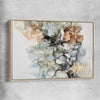 Luxury Waves raw oak framed canvas - part of our high quality canvas abstract wall art collection